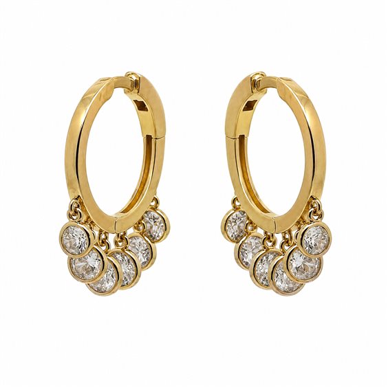 Earrings Ultima Edizione Woman Cerchi in Silver OAO7168 - OAO7168